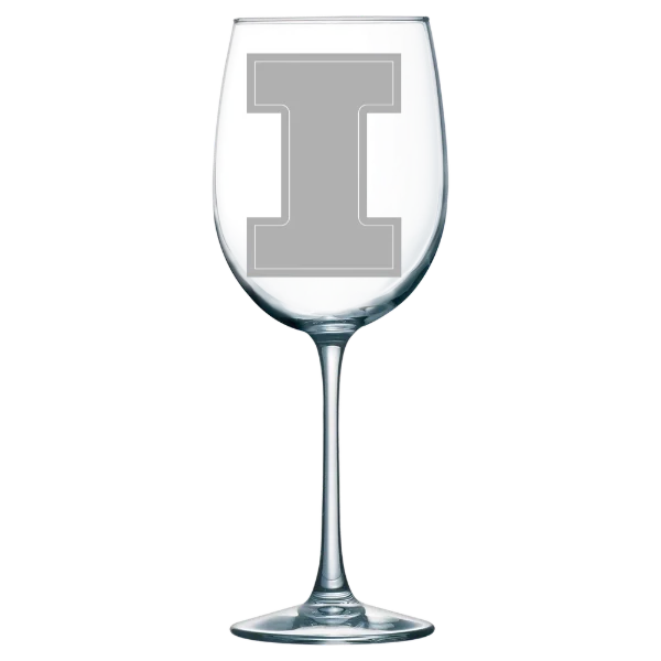 University of Illinois Urbana-Champaign Polar Camel 19 oz. Wine Glass