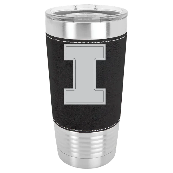 University of Illinois Urbana-Champaign Polar Camel 20 oz. Leatherette Grip Tumbler with Standard Lid