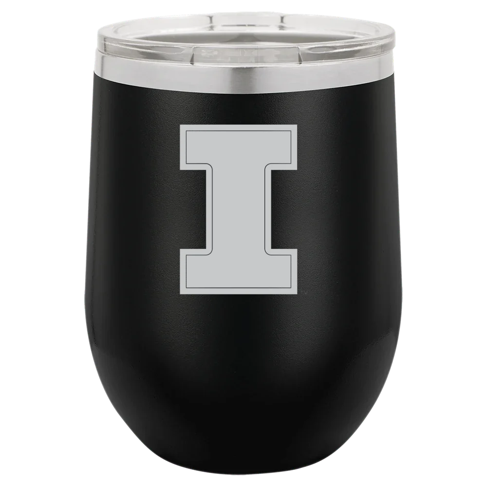 University of Illinois Urbana-Champaign Polar Camel 12 oz. Stemless Wine Tumbler