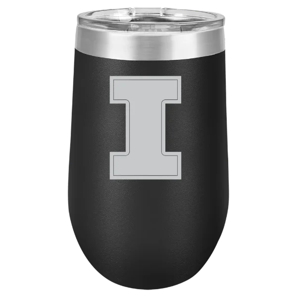 University of Illinois Urbana-Champaign Polar Camel 16 oz. Stemless Wine Tumbler