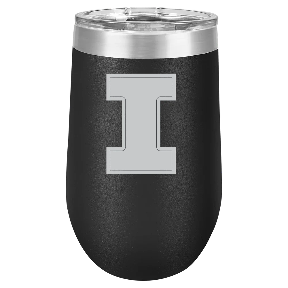 University of Illinois Urbana-Champaign Polar Camel 16 oz. Stemless Wine Tumbler