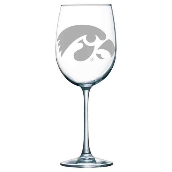 University of Iowa Polar Camel 19 oz. Wine Glass