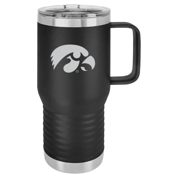 University of Iowa Polar Camel 20 oz. Travel Mug with Slider Lid