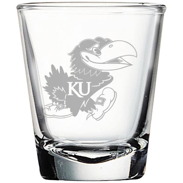 University of Kansas Polar Camel 1.7 oz. Shot Glass
