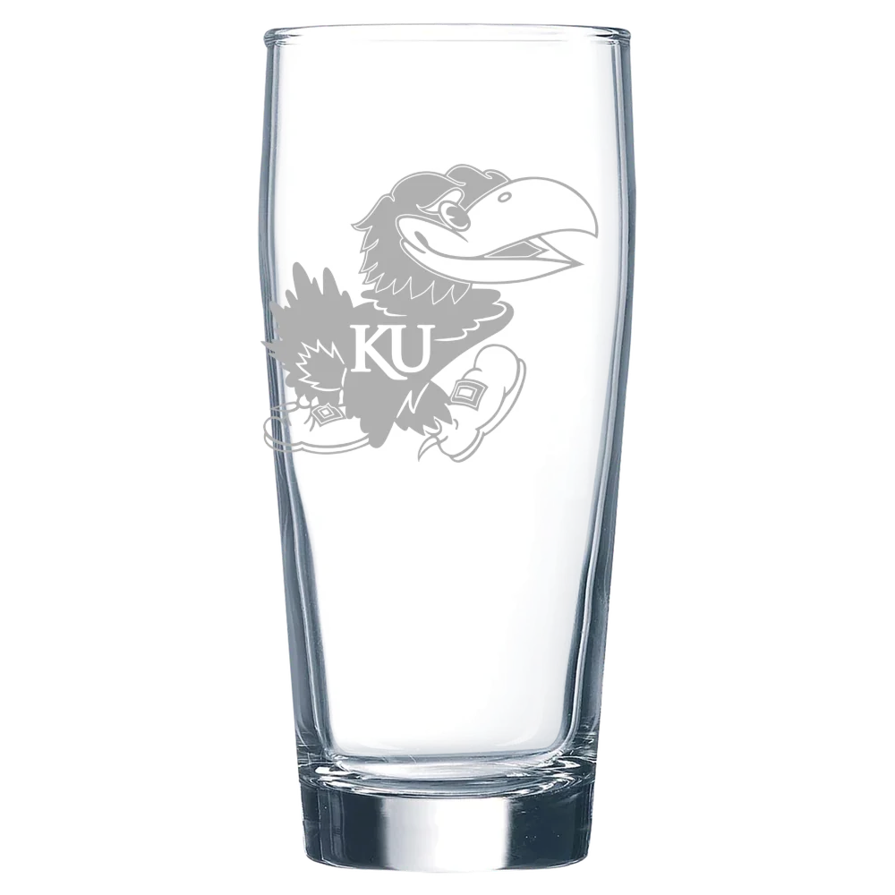 University of Kansas Polar Camel 16 oz. Willi Becher Beer Glass