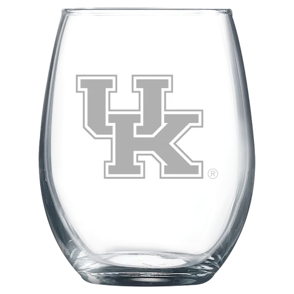 University of Kentucky Polar Camel 9 oz. Stemless Wine Glass