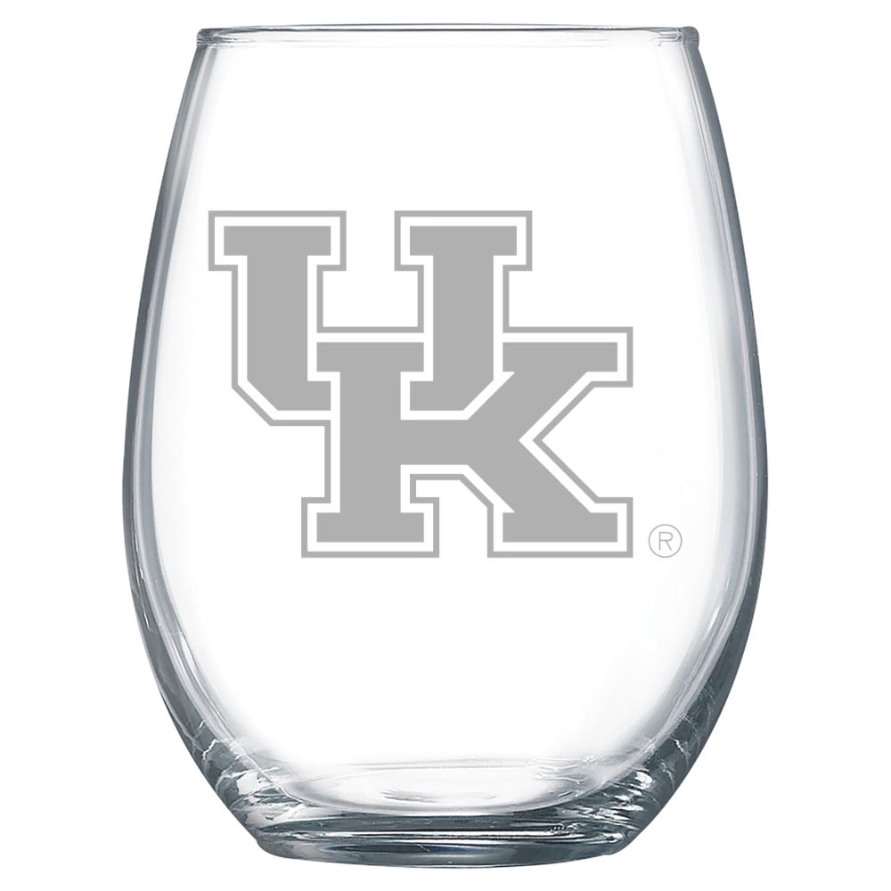 University of Kentucky Polar Camel 15 oz. Stemless Wine Glass
