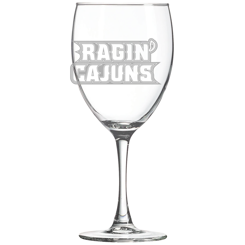 University of Louisiana at Lafayette Polar Camel 10 1/2 oz. Wine Glass