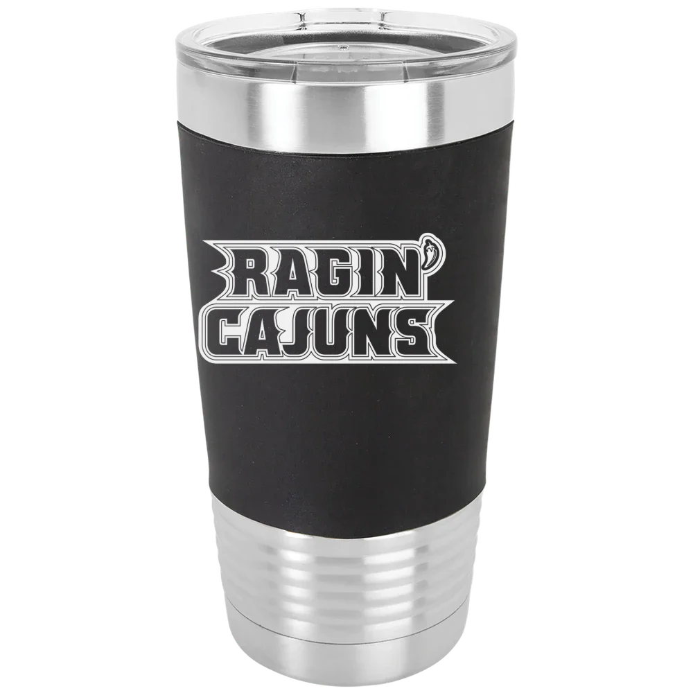 University of Louisiana at Lafayette Polar Camel 20 oz. Silicone Grip Tumbler with Standard Lid