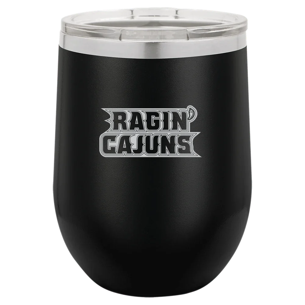 University of Louisiana at Lafayette Polar Camel 12 oz. Stemless Wine Tumbler