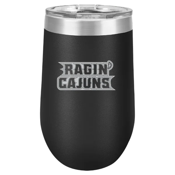 University of Louisiana at Lafayette Polar Camel 16 oz. Stemless Wine Tumbler