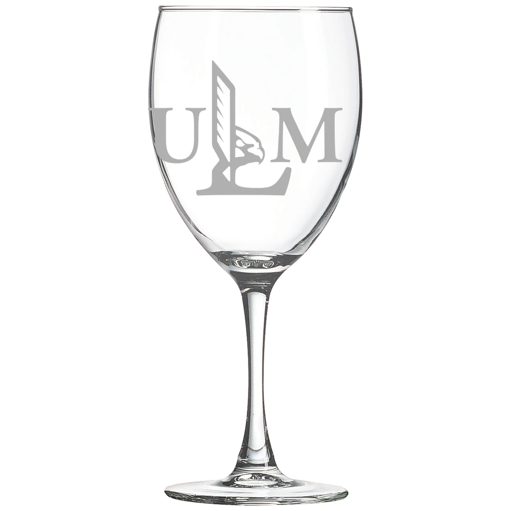 University of Louisiana Monroe Polar Camel 10 1/2 oz. Wine Glass