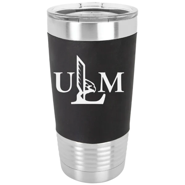 University of Louisiana Monroe Polar Camel 20 oz. Silicone Grip Tumbler with Standard Lid