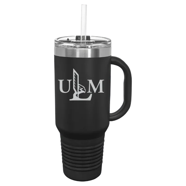 University of Louisiana Monroe Polar Camel 40 oz. Travel Mug with Snap Lid & Straw