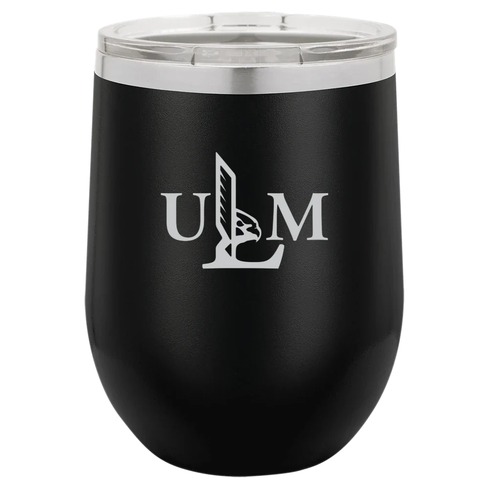 University of Louisiana Monroe Polar Camel 12 oz. Stemless Wine Tumbler