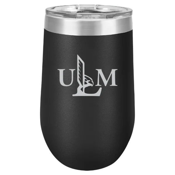 University of Louisiana Monroe Polar Camel 16 oz. Stemless Wine Tumbler