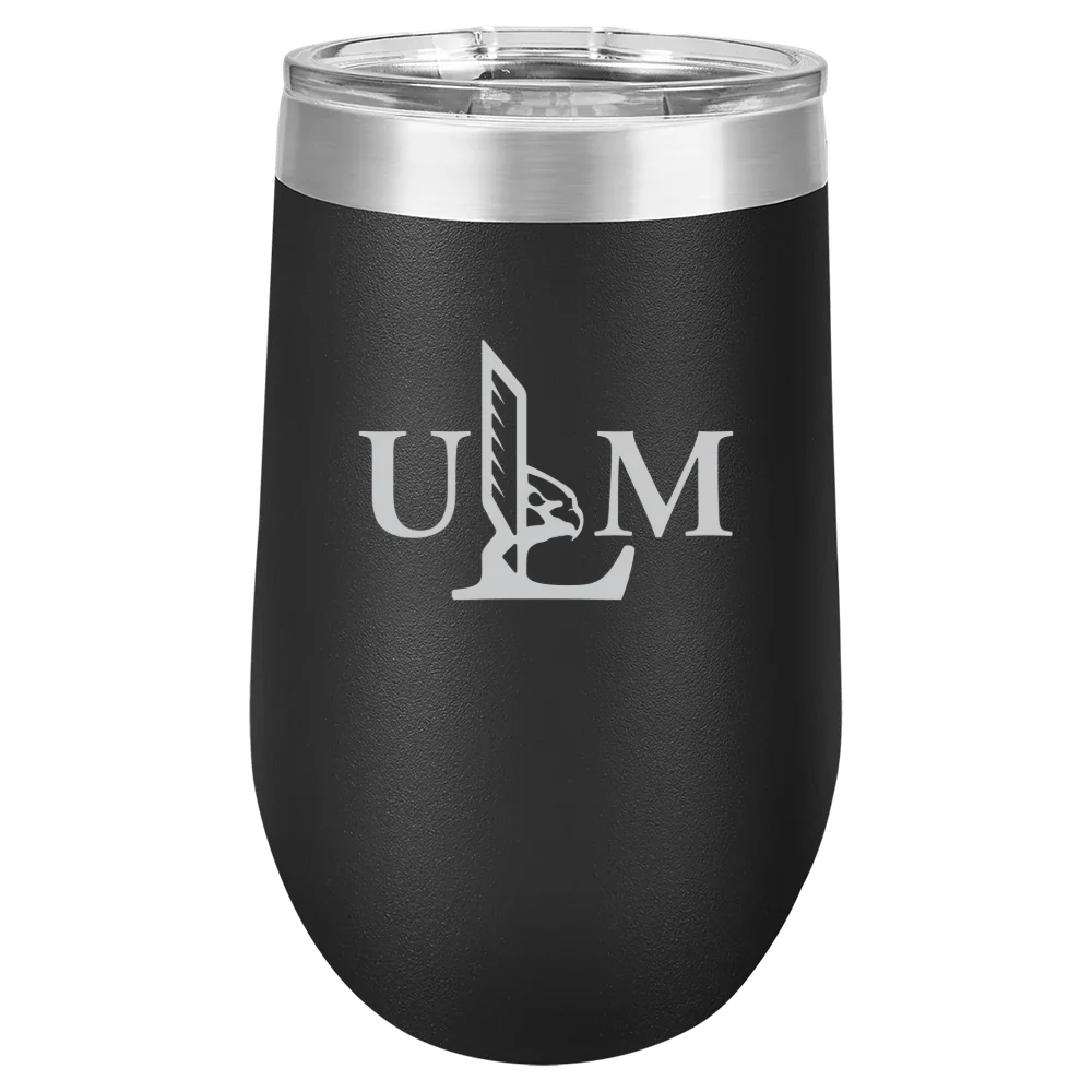 University of Louisiana Monroe Polar Camel 16 oz. Stemless Wine Tumbler