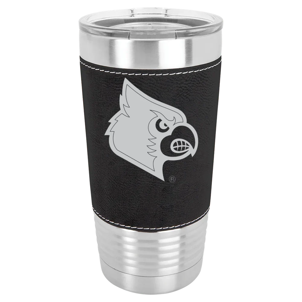 University of Louisville Polar Camel 20 oz. Leatherette Grip Tumbler with Standard Lid