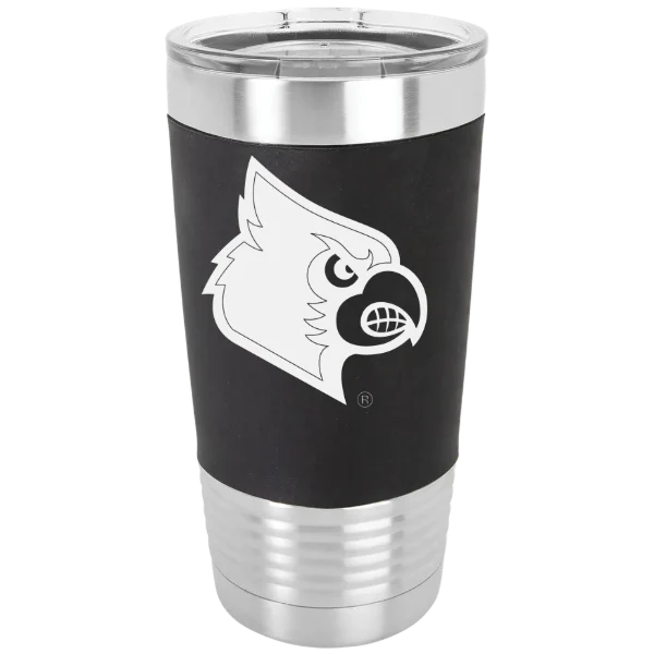 University of Louisville Polar Camel 20 oz. Silicone Grip Tumbler with Standard Lid