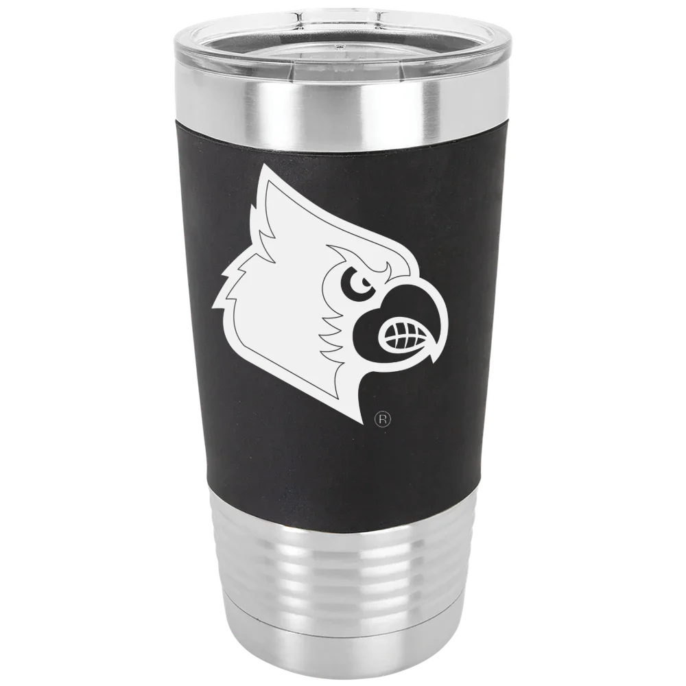 University of Louisville Polar Camel 20 oz. Silicone Grip Tumbler with Standard Lid