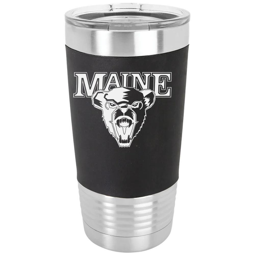 University of Maine Polar Camel 20 oz. Silicone Grip Tumbler with Standard Lid
