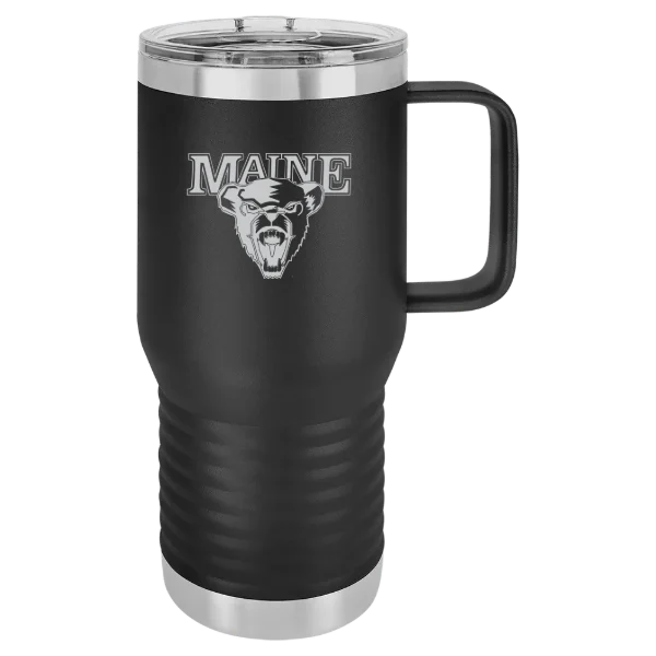 University of Maine Polar Camel 20 oz. Travel Mug with Slider Lid