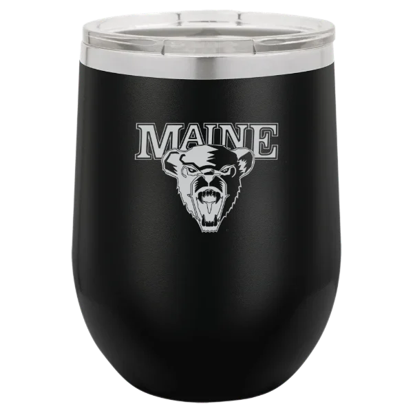 University of Maine Polar Camel 12 oz. Stemless Wine Tumbler
