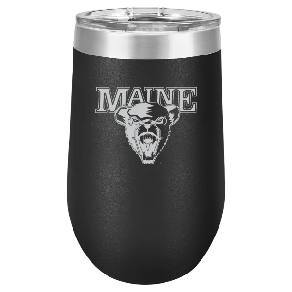 University of Maine Polar Camel 16 oz. Stemless Wine Tumbler