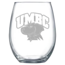 University of Maryland, Baltimore County Polar Camel 15 oz. Stemless Wine Glass