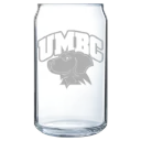 University of Maryland, Baltimore County Polar Camel 16 oz. Can Glass