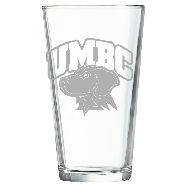 University of Maryland, Baltimore County Polar Camel 16 oz. Pint Mixing Glass