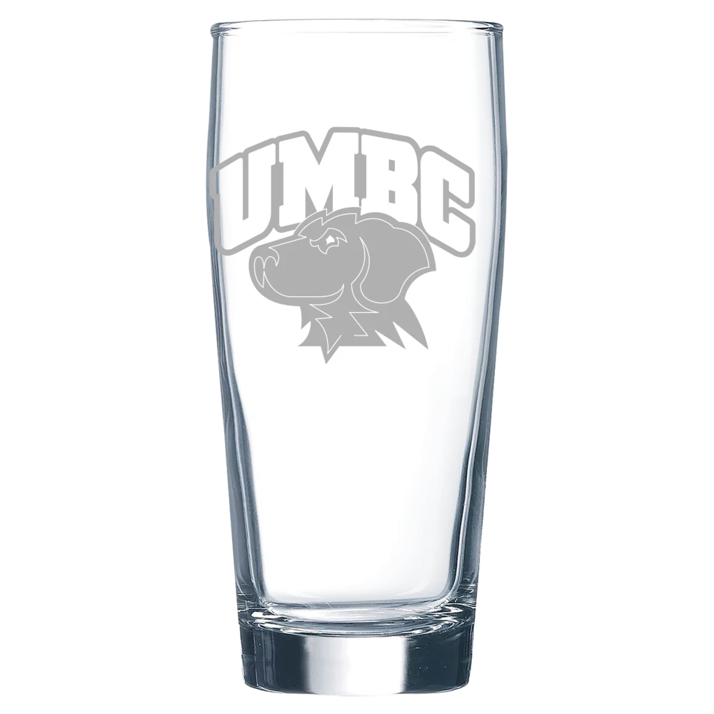 University of Maryland, Baltimore County Polar Camel 16 oz. Willi Becher Beer Glass