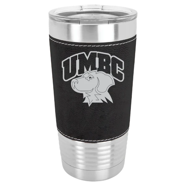University of Maryland, Baltimore County Polar Camel 20 oz. Leatherette Grip Tumbler with Standard Lid