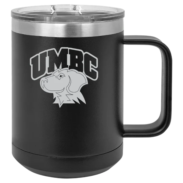 University of Maryland, Baltimore County Polar Camel 15 oz. Mug with Slider Lid