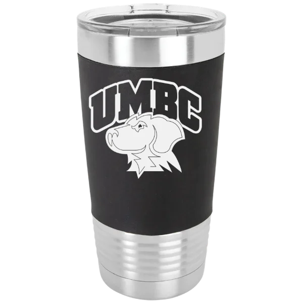 University of Maryland, Baltimore County Polar Camel 20 oz. Silicone Grip Tumbler with Standard Lid