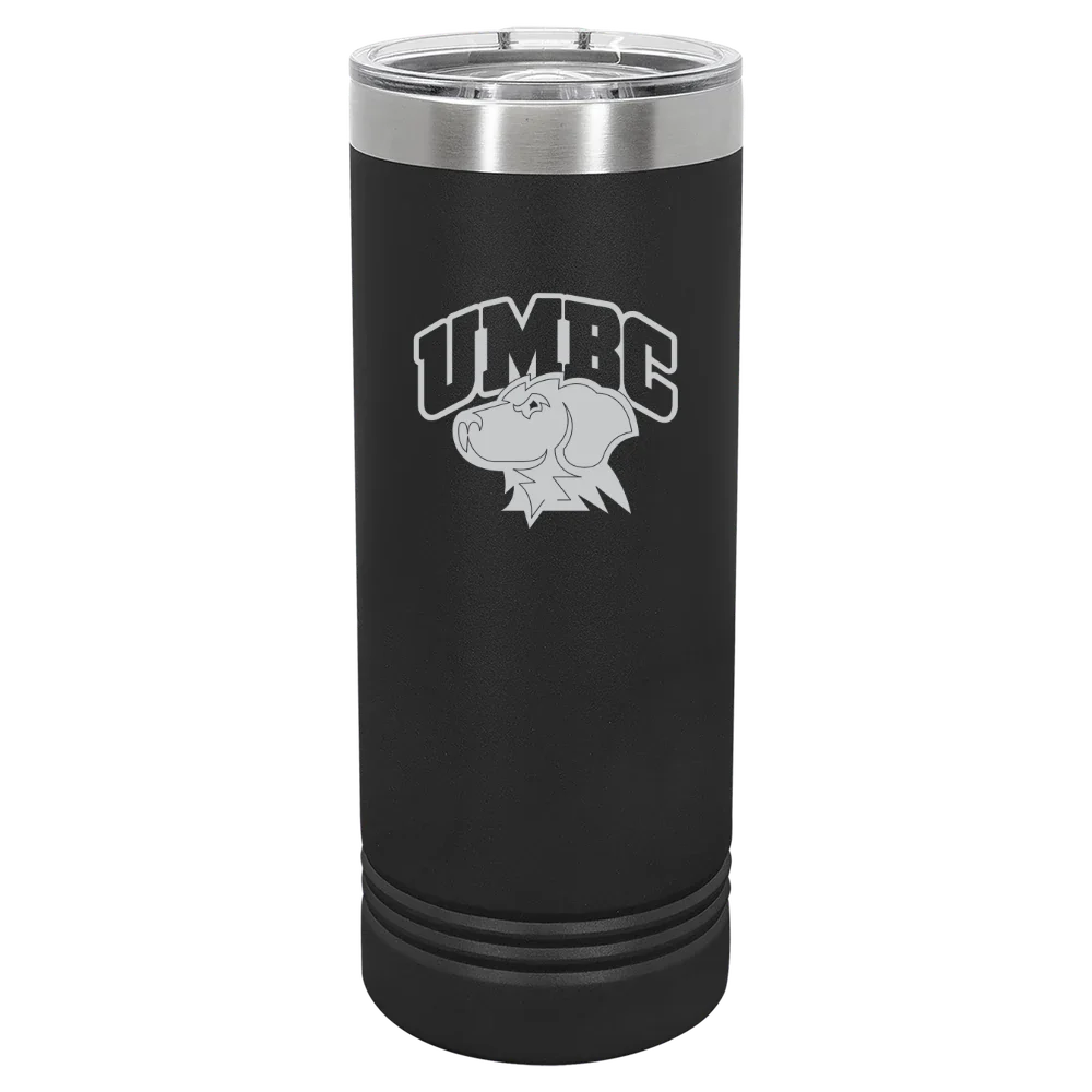 University of Maryland, Baltimore County Polar Camel 22 oz. Skinny Tumbler with Slider Lid