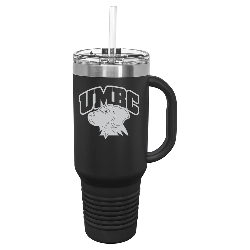 University of Maryland, Baltimore County Polar Camel 40 oz. Travel Mug with Snap Lid & Straw