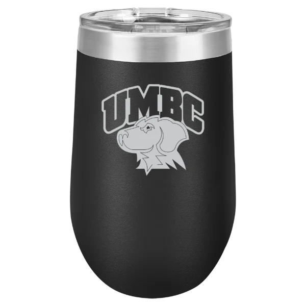 University of Maryland, Baltimore County Polar Camel 16 oz. Stemless Wine Tumbler
