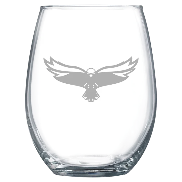 University of Maryland Eastern Shore Polar Camel 15 oz. Stemless Wine Glass