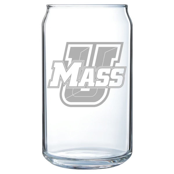 University of Massachusetts, Amherst Polar Camel 16 oz. Can Glass