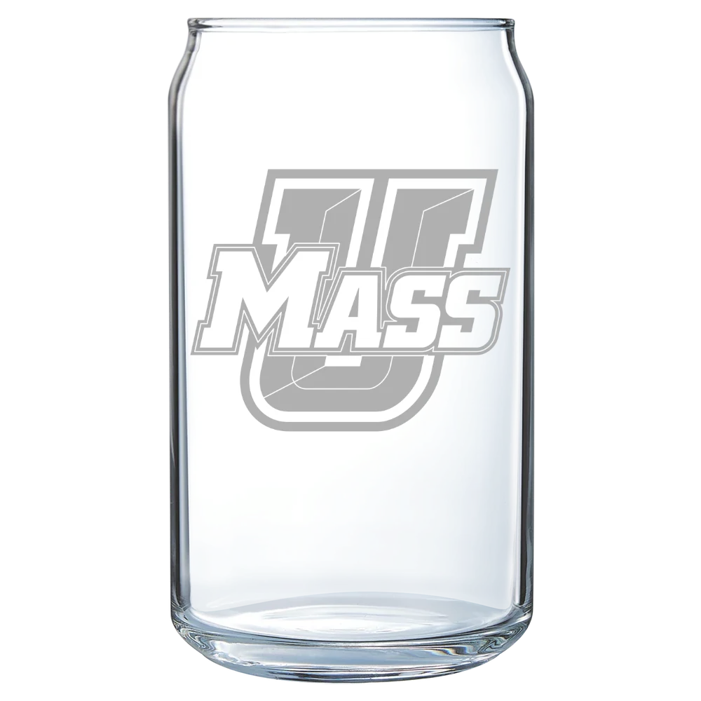 University of Massachusetts, Amherst Polar Camel 16 oz. Can Glass