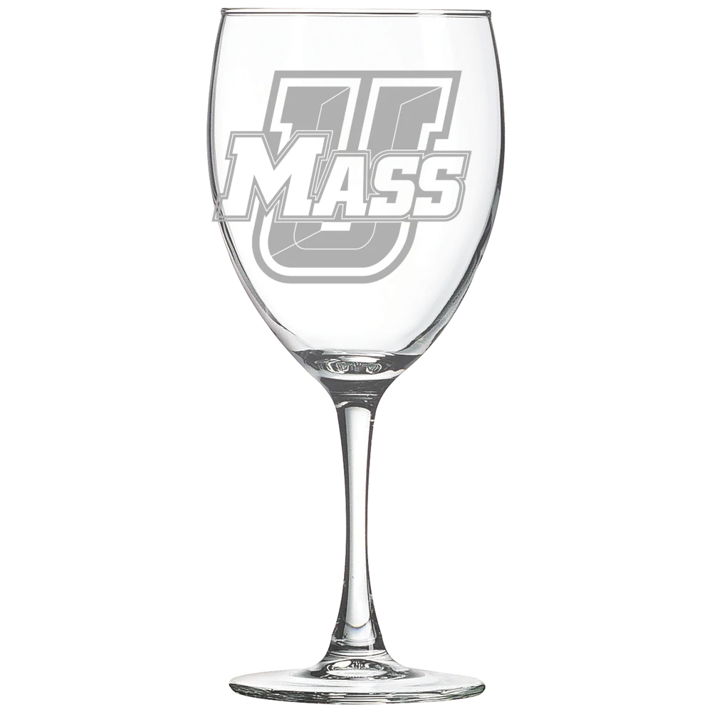 University of Massachusetts, Amherst Polar Camel 10 1/2 oz. Wine Glass