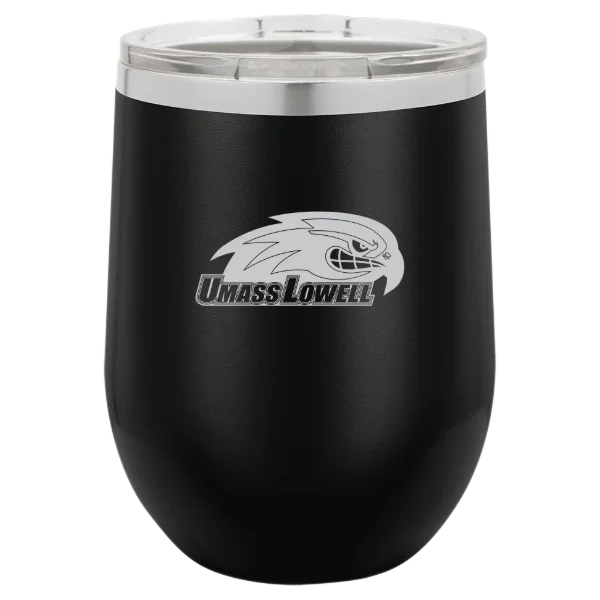 University of Massachusetts Lowell Polar Camel 12 oz. Stemless Wine Tumbler