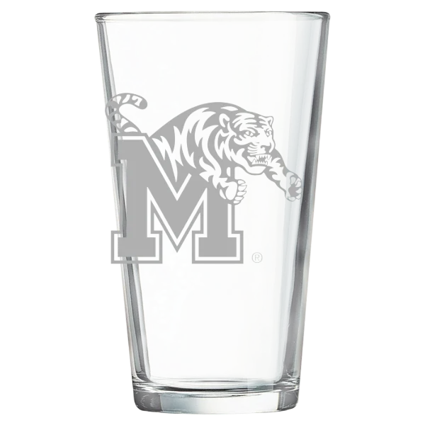 University of Memphis Polar Camel 16 oz. Pint Mixing Glass