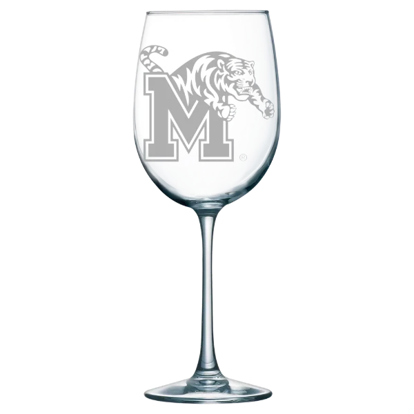 University of Memphis Polar Camel 19 oz. Wine Glass