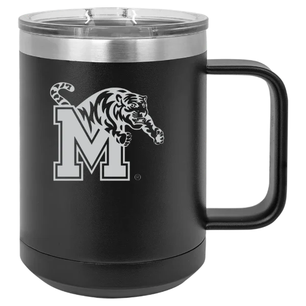 University of Memphis Polar Camel 15 oz. Mug with Slider Lid
