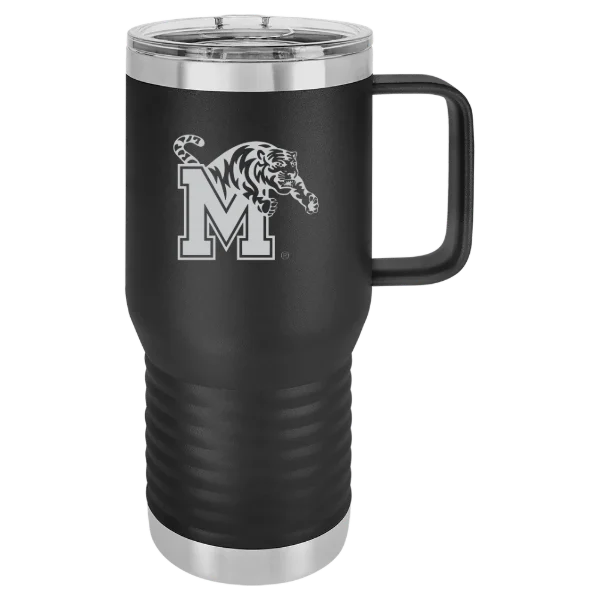 University of Memphis Polar Camel 20 oz. Travel Mug with Slider Lid