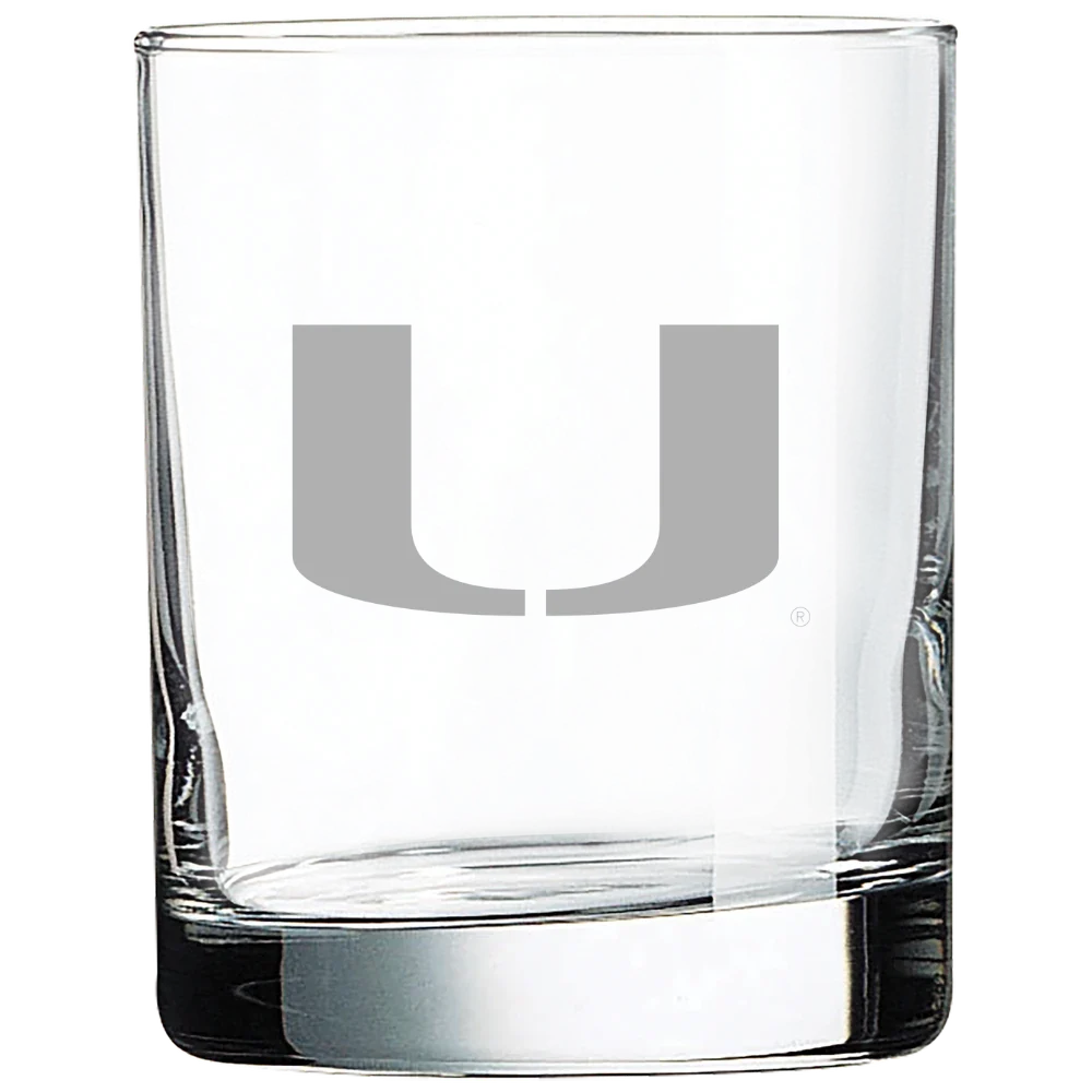 University of Miami (Florida) Polar Camel 10 1/2 oz. On The Rocks Glass