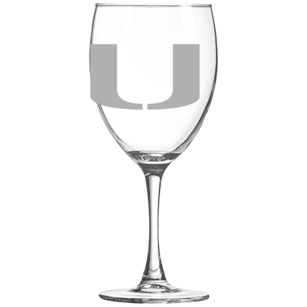 University of Miami (Florida) Polar Camel 10 1/2 oz. Wine Glass