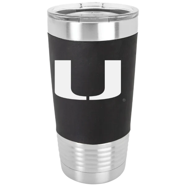 University of Miami (Florida) Polar Camel 20 oz. Silicone Grip Tumbler with Standard Lid